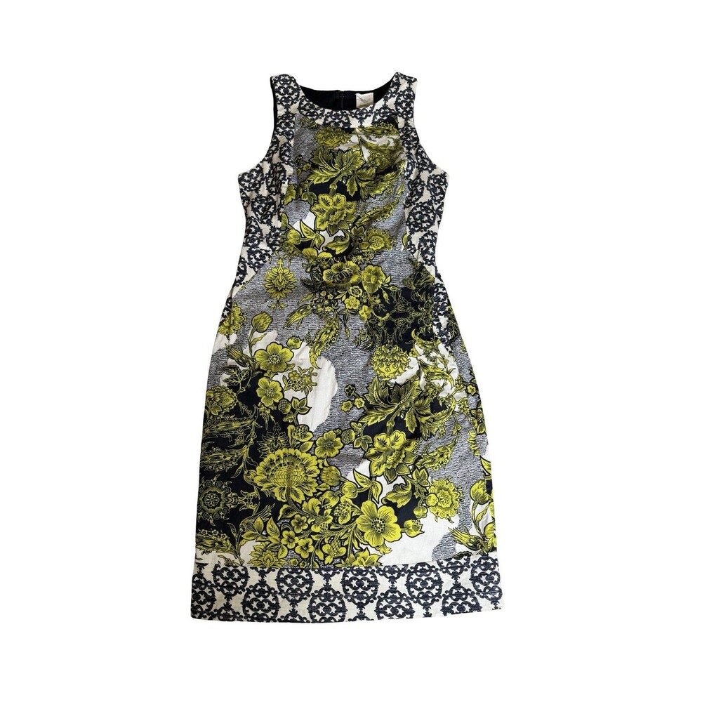 Anthropologie Weston Wear Made In San Francisco Graphic Print Sleeveless Dress 4 - Picture 7 of 7